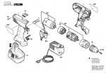 Bosch 0 601 952 5BG GSB 12 VE-2 Cordless Impact Drill 12 V / GB Spare Parts GSB12VE-2